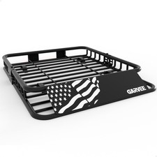 46" x 36" Universal Roof Rack Cargo Carrier Basket, 200 Lbs Capacity Rooftop ...