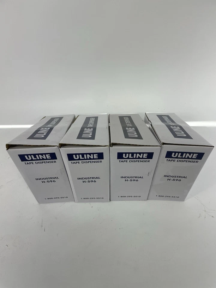 Lote de 4 pistola dispensadora de cinta de mano con cargador lateral industrial Uline H-596 nueva en caja Foto 2 de 4