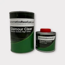 High Gloss Urethane Clear coat Quart Kit 4:1 with Medium Activator 