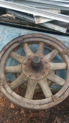 Antique Wooden Spoke Car Rim Brake Hub Pontiac Other Makes 10 Spoke 1920 30 S Ebay