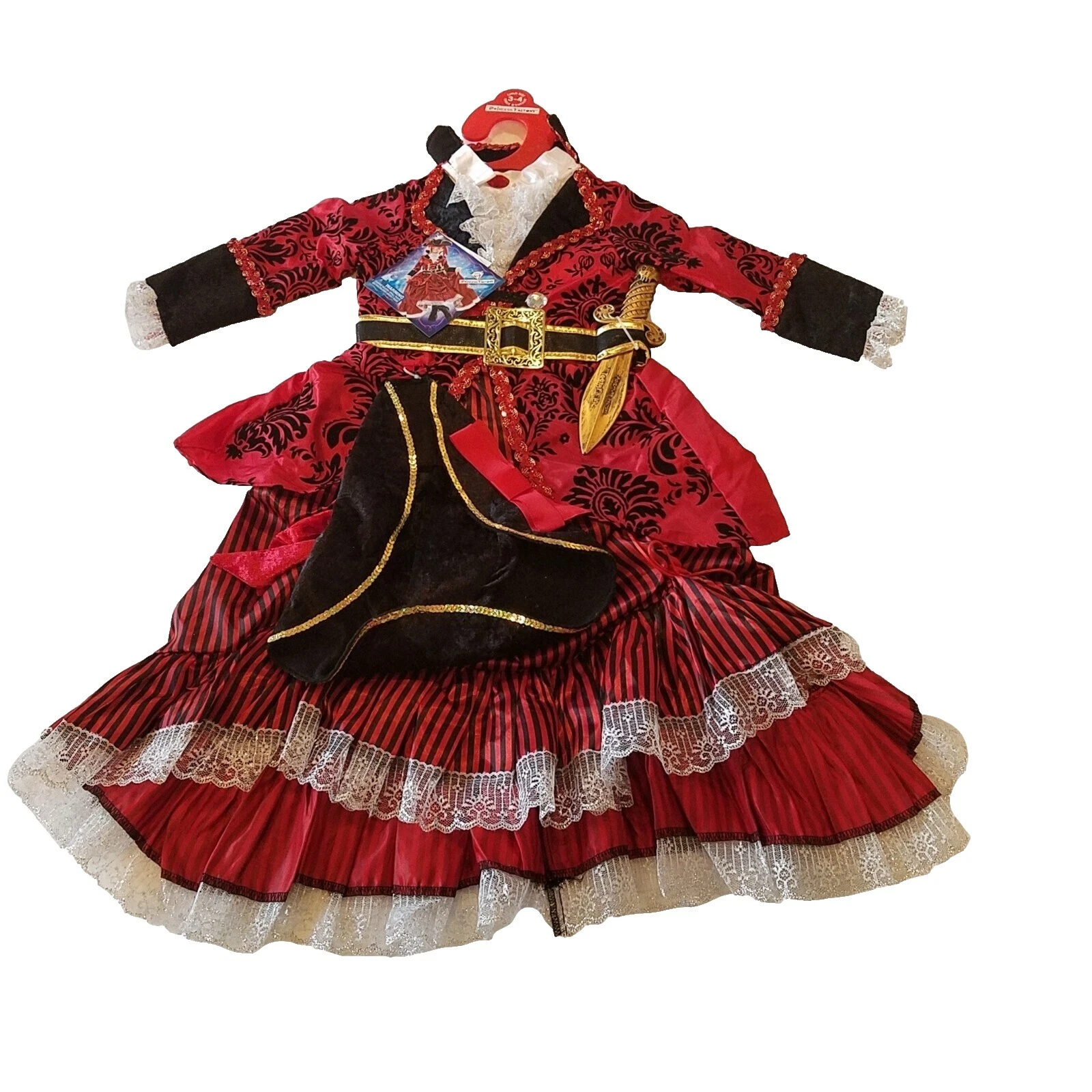 Fantasias da Princesa Preta de Poliéster