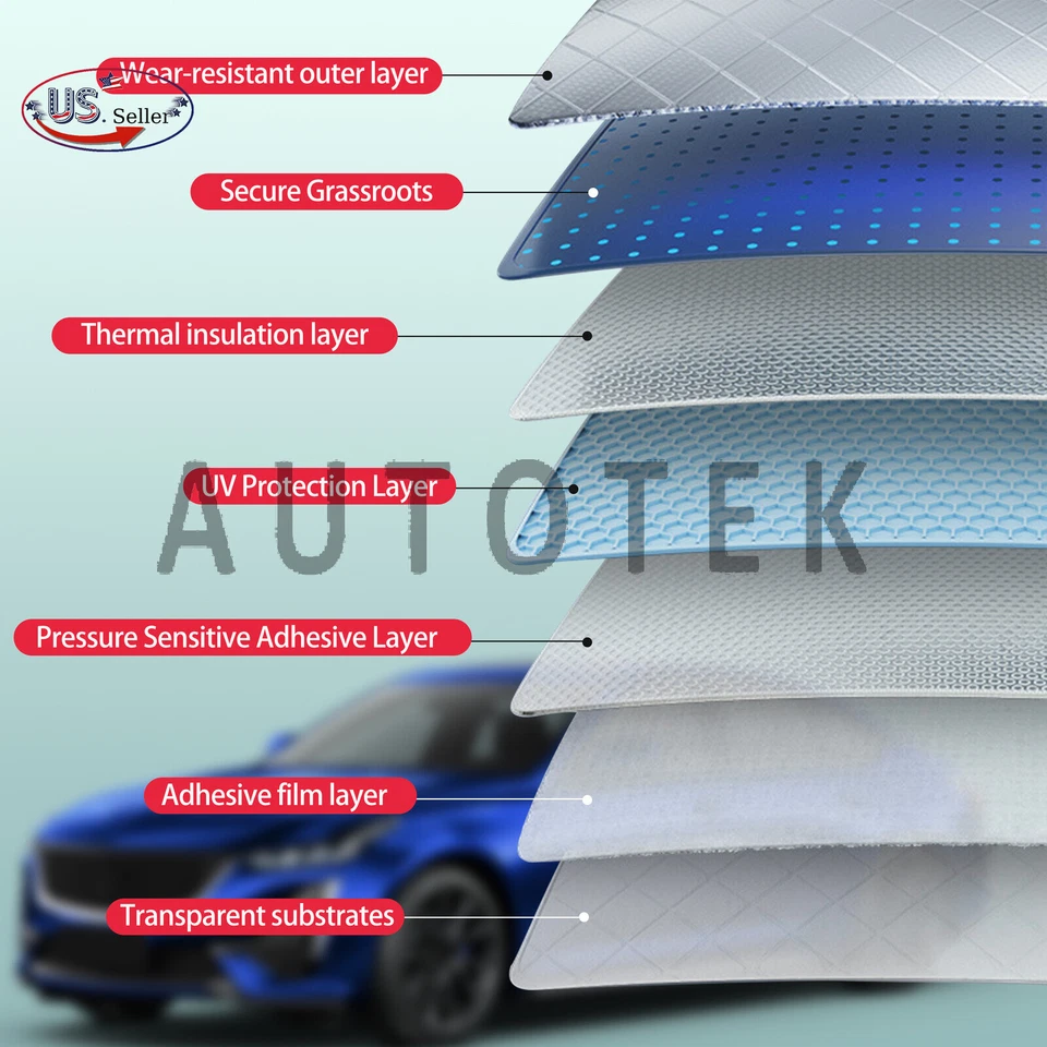 Película precortada ventanas delanteras de dos puertas cualquier tono para Ford Maverick 2022-2026 Foto 4 de 4