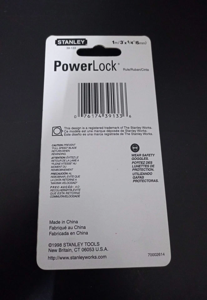 Stanley 1m 3ft power lock key tape 39-133 - Image 2 of 4