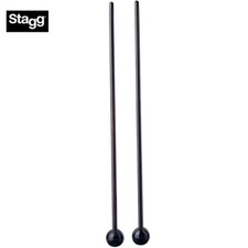 Stagg SMB-WR1 Pair Of Maple Bell Mallets With Black Rubber Head