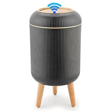 Smart Sensor Wastebasket Hand Free Touchless 2.6 Gallon Black