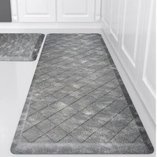 Cushioned Kitchen Mats Anti Fatigue Mats For Kitchen Floor Office & Sink & Laund