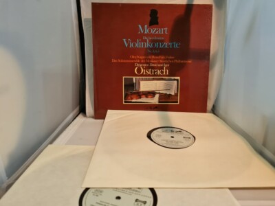 Rosa Fain & Oleg Kagan Mozart Violin Con. No. 3,4,5 Eurodisc 61185 2LP ED 1 