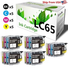  20-Pack,5B5C5M5Y LC65 Ink Cartridge LC-65 for MFC-5895cw 6490CW 6890CDW
