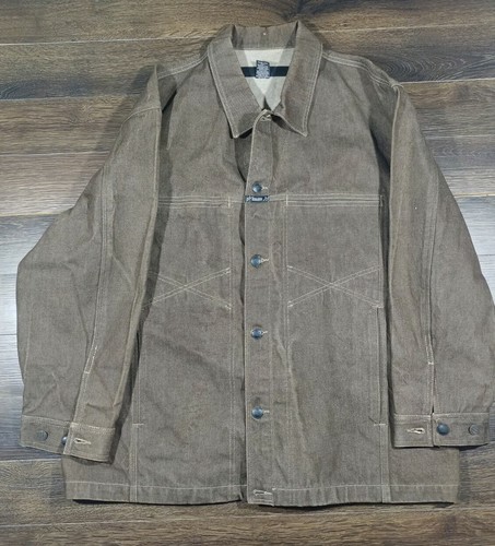 Brown Denim Jean Trucker Jacket 