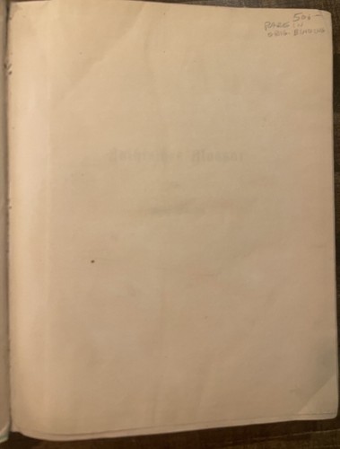 RARE c1848 Glossar Mit einer Vorrede von Grimm Ernst Schulze GERMAN Orig Binding - Picture 10 of 12