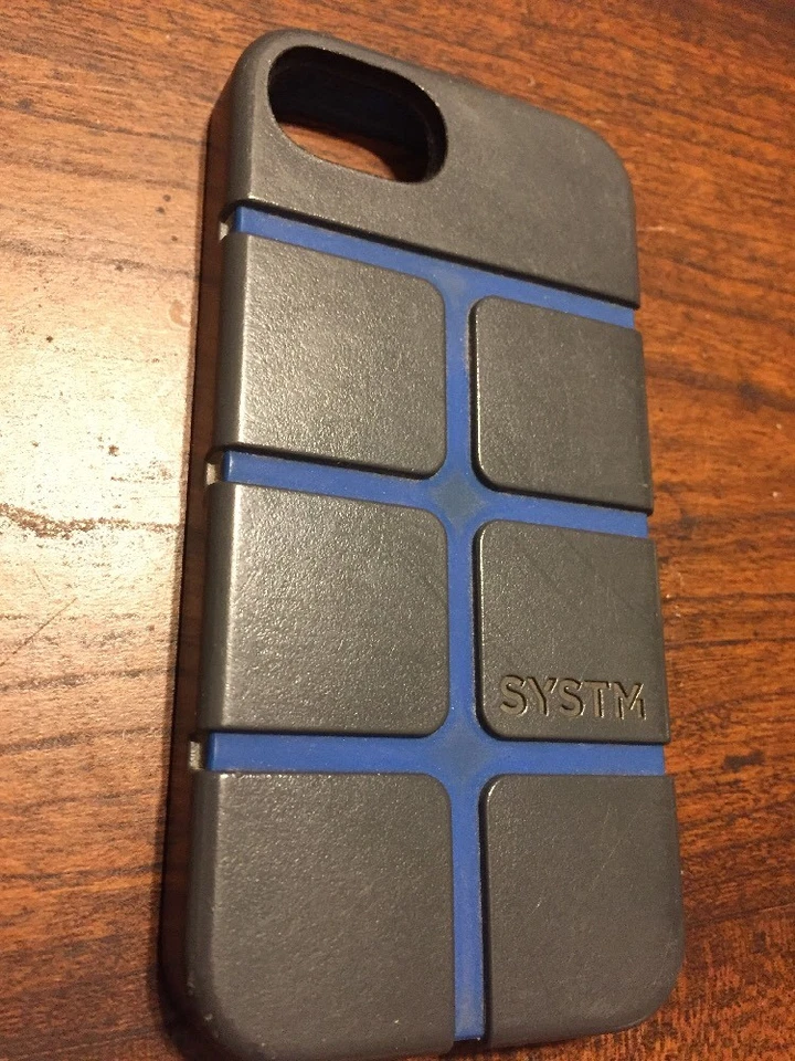 Funda rígida flexible con cincel Incase Systm para iPhone 5S (asfalto/azul) Foto 2 de 4