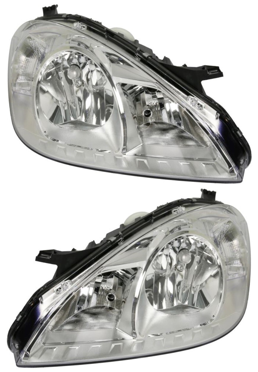 Phare avant gauche droit pneumatique Mercedes Classe A W169 pour trajet nuit