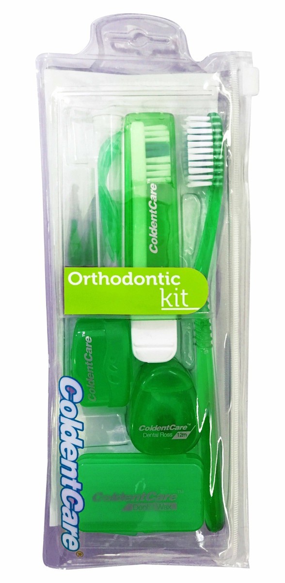 Orthodontic KIT Patient Oral Care Cleaning POUCH K147 Kit USA