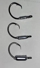 10 Yellowtail 3x STRONG 2/o Circle Hook Jigs SIZE AND COLOR CHOICE T&A  Snapper