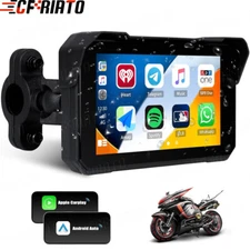 5" Waterproof Motorcycle Navigator Portable Wireless Carplay Android Auto Screen