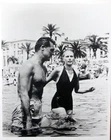 PHOTO CARY GRANT & GRACE KELLY SWIMING IN MONACO – 20x25cm