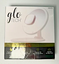 Glo Tech Foldable Travel Led Mirror White (Open Box)