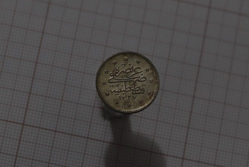 🧭 🇹🇷 TÜRKEI OTTOMANE 2 KURUSH AH1327 JAHR 2 RAR HOCHWERTIG B63 #Z4200 - Bild 3 von 3