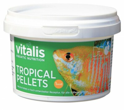 Vitalis Tropical Pellets 1mm 260g Für Süßwasser Fische | Aquarium Aquarienfutter