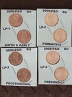 2009  P&D - Lincoln Bicentennial Cent - 8 Coin Set " LP1 - LP4" IN 2X2 HOLDERS — photo 1