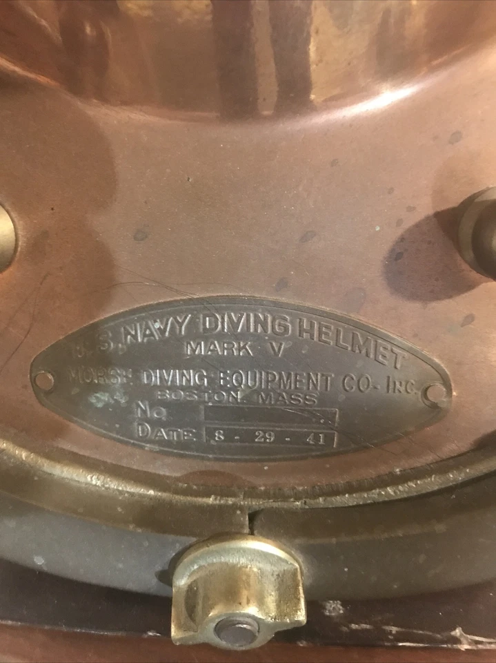 US Navy Diving Helmet Mark V - Image 2 of 4