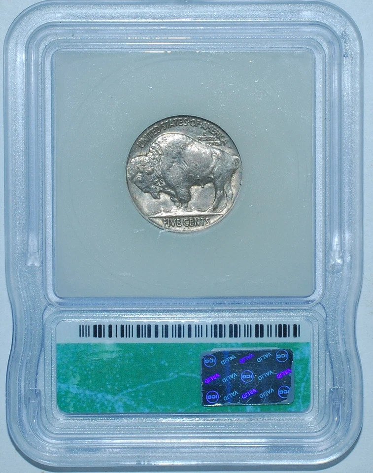 1913 T2 ICG AU55 Type 2 FS-1801 DDR Doubled Die Reverse Buffalo Nickel - Image 2 of 4