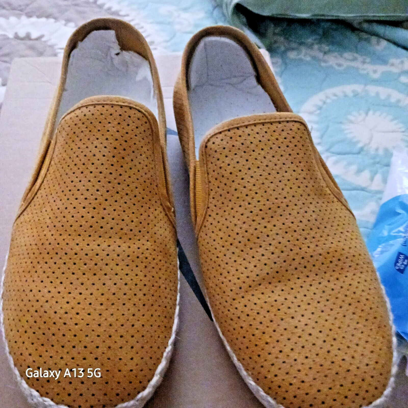 PANTOFOLA D’ORO Scarpe slip on senape di Spirit Edern30 usate 9 5M