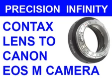 CONTAX NIKON S KIEV RF Rangefinder lens CANON EOS M INNER OUTER ADAPTER FOCUSING