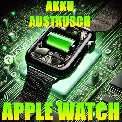 Apple Watch Akku Tausch Reparatur Austausch Batterie Wechsel  Series 3 - 8 