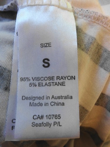 Ladies Long Beach Wear / Sun Dress by SEAFOLLY (Australia). Size S. - Picture 7 of 7