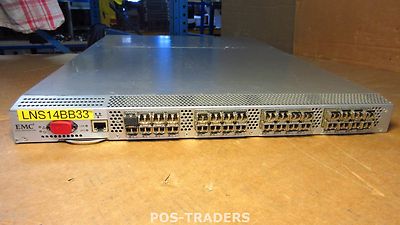 EMC SilkWorm 100-652-032 DS-4100B 32-Port 4Gbps 1U Fiber Channel Switch +32X SFP