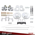 1978-88 For G Body Chevy Pontiac Rear Disc Brake Conversion Kit Drilled Rotor