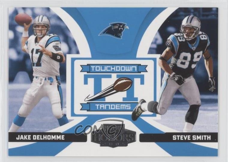 2005 Playoff Honors Touchdown Tandems Jake Delhomme Steve Smith #TT-3 0w8