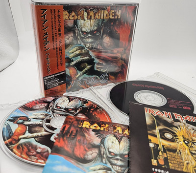 IRON MAIDEN - Virtual XI JAPAN 1st Limited CD w/Bonus CD Eddie Calendar OBI 1998