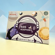 Kidsband Kids Headphones Black Headband Comfortable Fit for Children