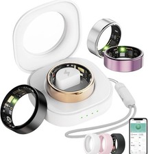 Smart Ring For Women Men, Health Tracker with Heart Rate, Blood Oxygen, Blood...