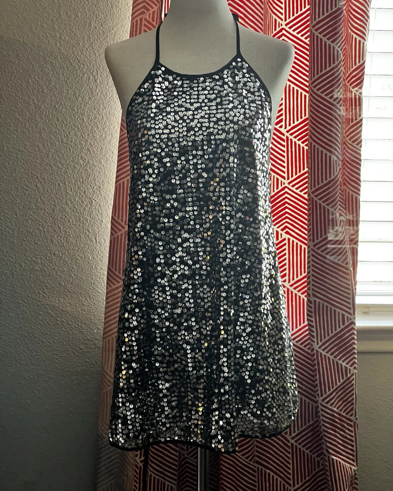 UNDERCOVER Abito da donna piccolo VICTORIA SECRET SEXY PAILLETTES MICRO MINI PARTY TUNICA REGGICALZE