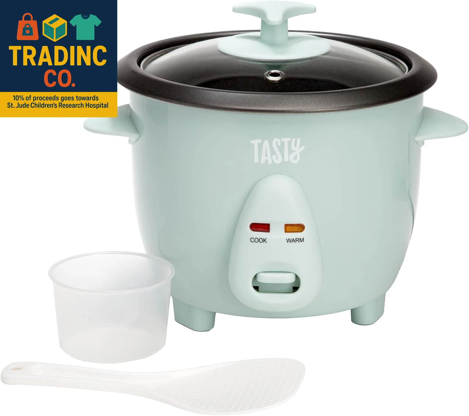 Mini Rice Cooker with Removable Nonstick Bowl and Auto Keep Warm Function, Great