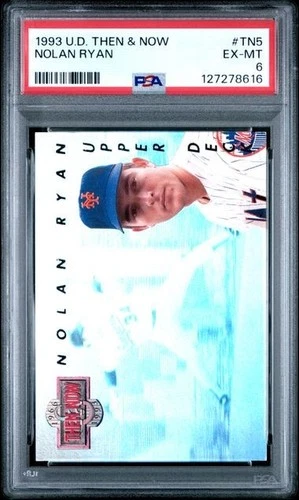 1993 Upper Deck Baseball Card #TN5 Nolan Ryan PSA 6 (EX-MT) Houston Astros HOF