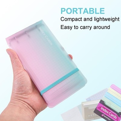index card plastic sleeves binder 20pcs A6 Card Sleeves Binder Sheets Clear PP Double Sided Pockets Phot –  MEI YI TIAN GROUP main image 1