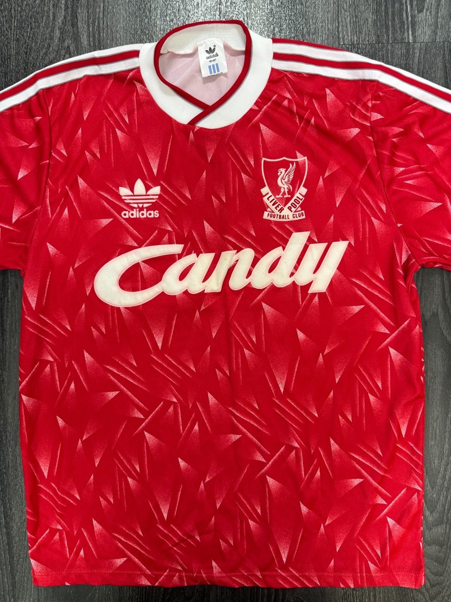 Original Authentic Adidas Liverpool 1989/1990 Home Shirt Mens