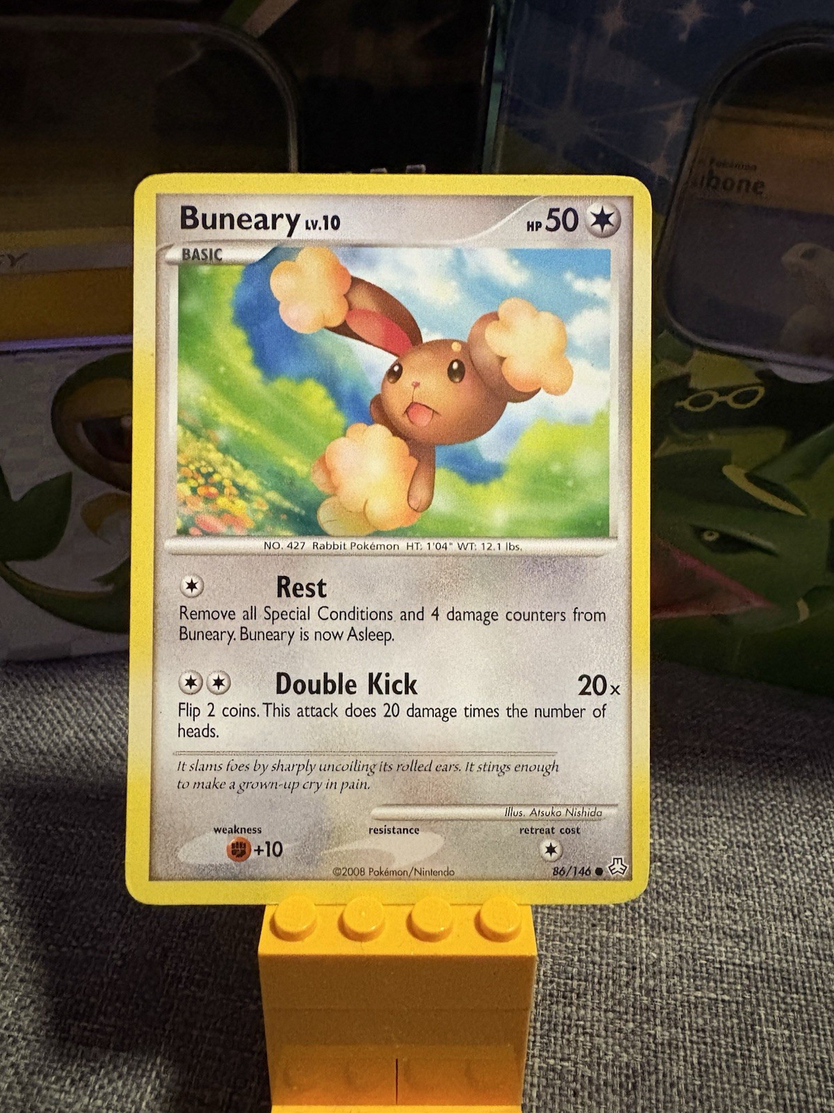 BUNEARY 86/146 - 2008 D&P LEGENDS AWAKENED NON HOLO Pokemon CARD