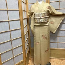 7471 Japanese Kimono Vintage Womens Silk Fabric Robe Kimono only sold
