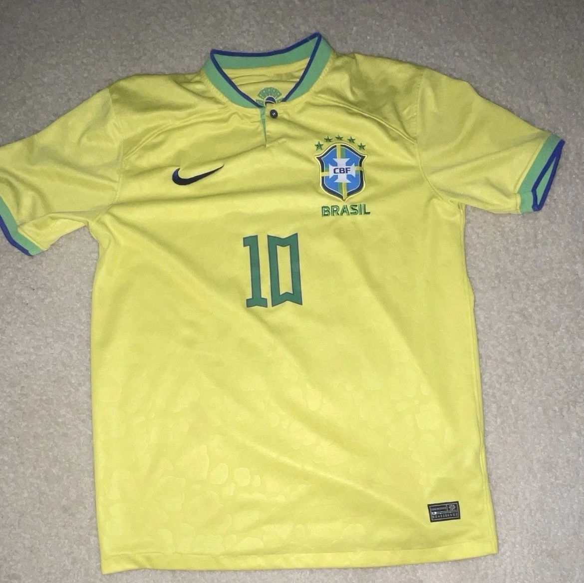 Nike Brazil Neymar Jr. National Team Soccer Fan Apparel