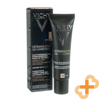 Vichy Dermablend 3D-Korrektur SPF25 Opal 15 Minerale Foundation 16H 30 ml