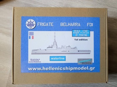 Französisch/griechische Fregatte Belharra/FDI von Hellenic Ship Models, 1/700