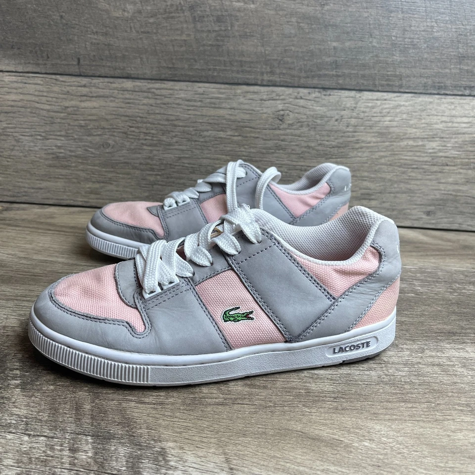 Кроссовки беговые женские Lacoste Thrill MIX-DYS 91V США 7 серые розовые спортивные - Изображение 3 из 4