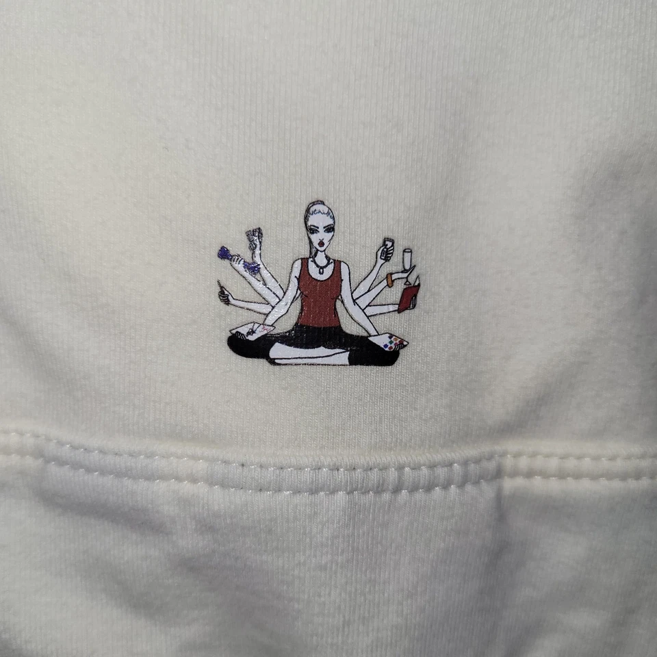 Women With Control Cream Pocket Leggings High Waist Comfort Stretch Casual Pants - Image 4 of 4