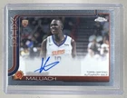 Khaman Maluach 2025 Topps Chrome #TCAR-KM Auto RC Rookie