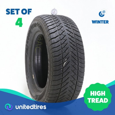Set of (4) Used 265/60R17 Goodyear Eagle Enforcer Winter 108H - 8/32